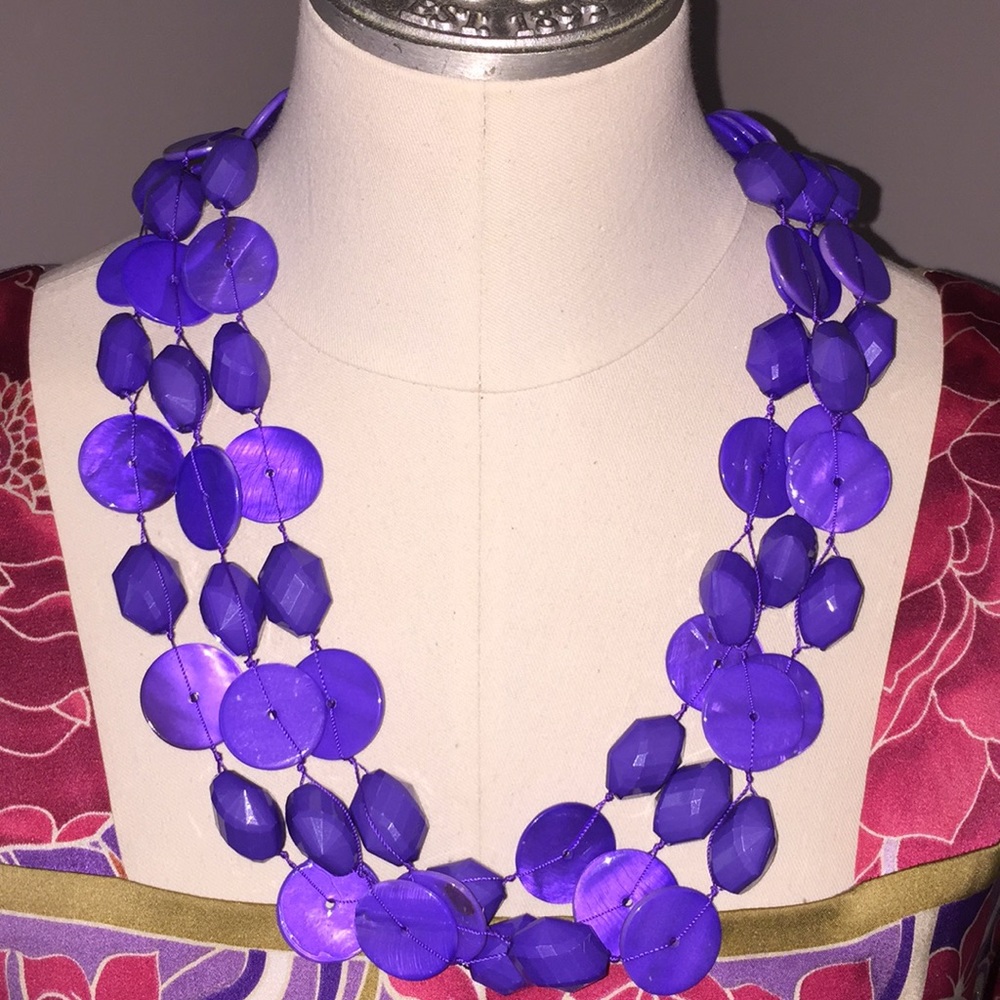 Laura Ashley Purple Necklace!